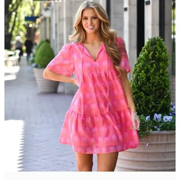 J. Marie Maeve Short Sleeve Mini Dress size S - Picture 7 of 8